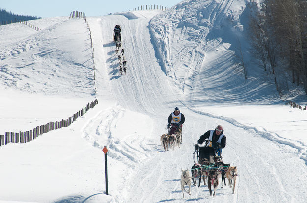 Up and down hills. Photo by Chris Havener.