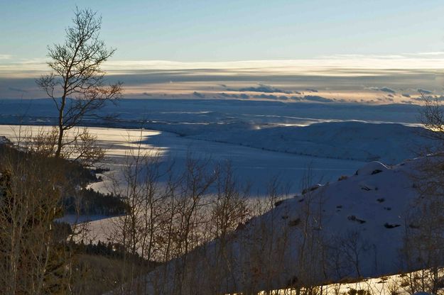 Shadows on Fremont Lake. Photo by Dave Bell.