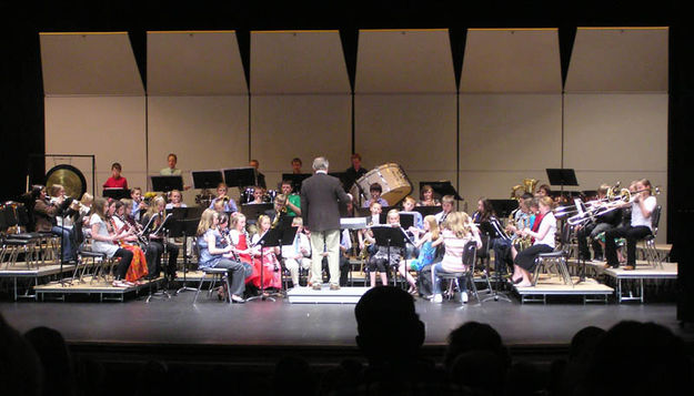 5th Grade Band. Photo by Bob Rule.