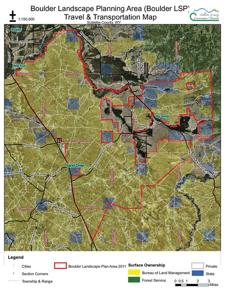 Boulder Transportation Plan. Photo by Sublette County Conservation District.