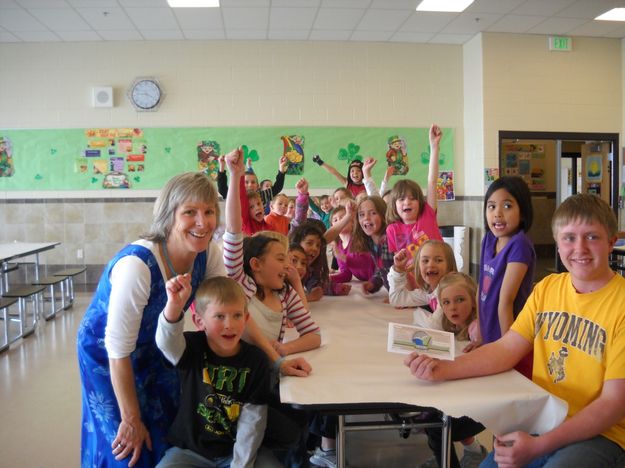 Coin Drive. Photo by Pinedale Afterschool Program.