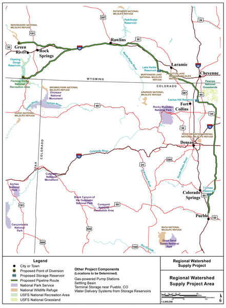 Proposed Pipeline. Photo by US Army Corps of Engineers.