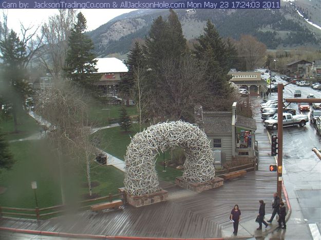 Jackson Town Square. Photo by Jackson webcam.