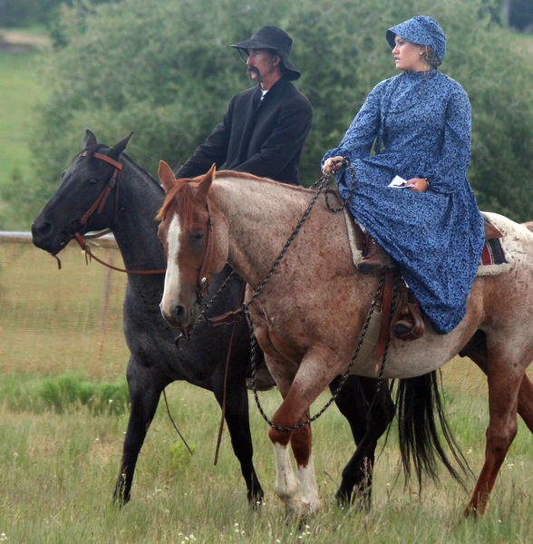 Marcus & Narcissa Whitman. Photo by Clint Gilchrist, Pinedale Online.