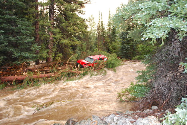 Emergency vehicle. Photo by Wyoming Highway Patrol.