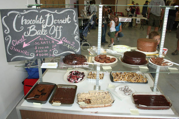 Chocolate Dessert Bake-Off. Photo by Dawn Ballou, Pinedale Online.