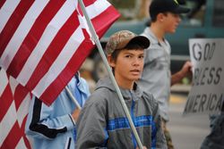 In memory of Sept. 11. Photo by Matt Naber, Sublette Examiner.