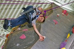 Climb on, belay on, snack on. Photo by Megan Rawlins, Pinedale Roundup.