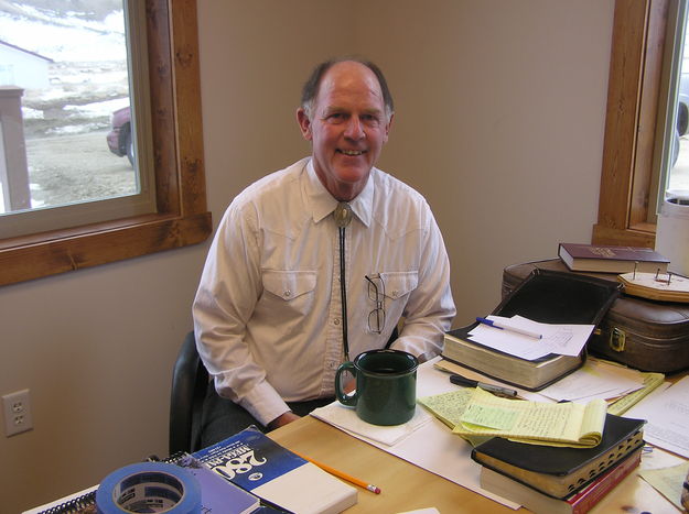 Pastor Steve Pitchford. Photo by Bob Rule, KPIN 101.1FM Radio.