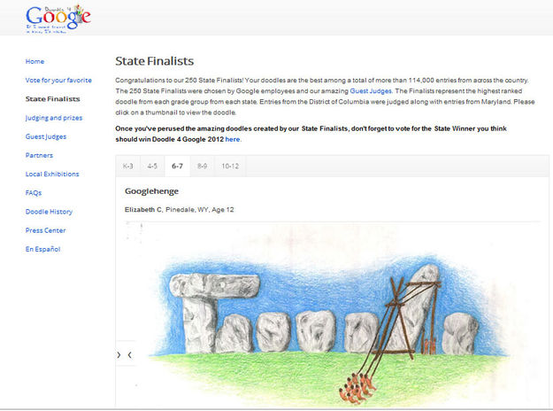 Doodle 4 Google. Photo by Google.