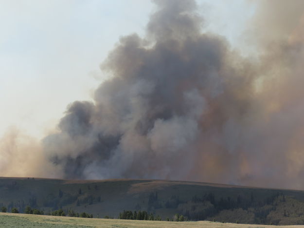 South side of the fire. Photo by Ben Bannister.