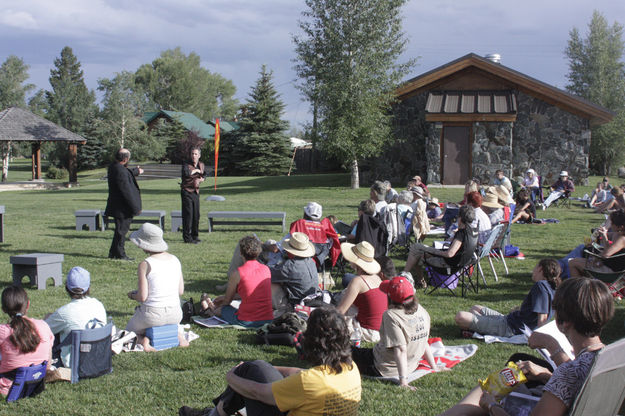 Shakespeare in the Park. Photo by Tim Ruland, Pinedale Fine Arts Council.