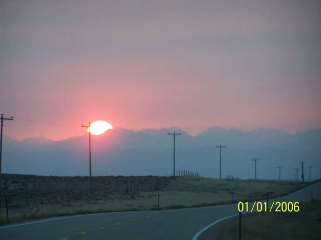 Wind River sunrise. Photo by Ray Pape.