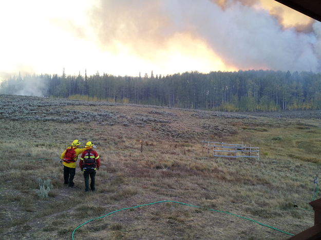 Kendall Valley firefighters. Photo by Julia Winthers.