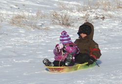 Look Ma, no hands!. Photo by Joy Ufford, Sublette Examiner.