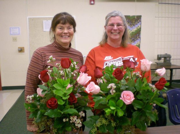 Fresh Flower Design class. Photo by Sublette BOCES.