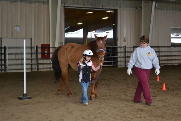 Lindsey & Mr. D. Photo by M.E.S.A. Therapeutic Horsemanship.