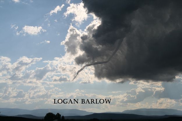 Funnel cloud. Photo by Logan Barlow.