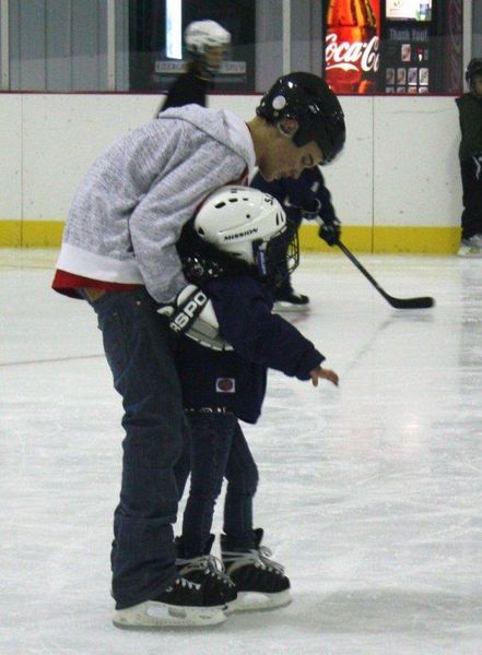 Play hockey. Photo by Nan Stinson.