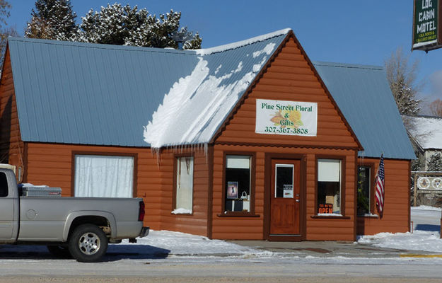 Pine Street Floral. Photo by Dawn Ballou, Pinedale Online.