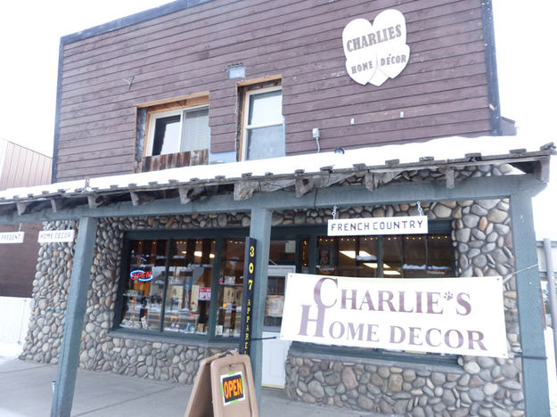 Charlies Home Decor. Photo by Dawn Ballou, Pinedale Online.