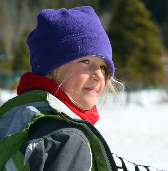 A Ski Joring Fan. Photo by Terry Allen.