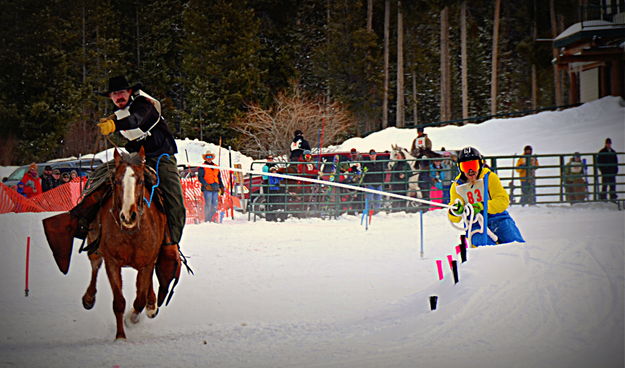 Doc and Skier Torque. Photo by Terry Allen.