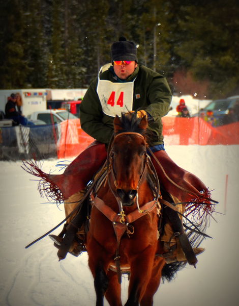 Chaps Flying. Photo by Terry Allen.