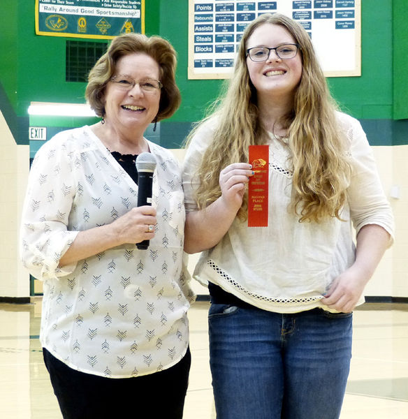 Junior Historical Paper - 2nd Place. Photo by Dawn Ballou, Pinedale Online.