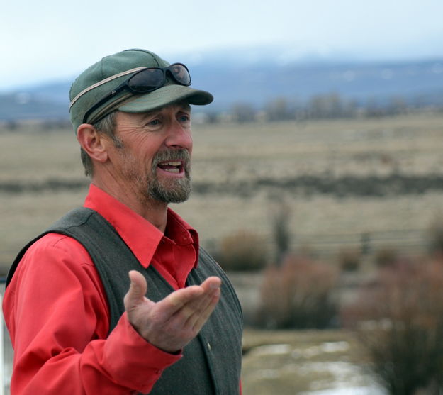 Dean Clause, WYG&F. Photo by Terry Allen, Pinedale Online.