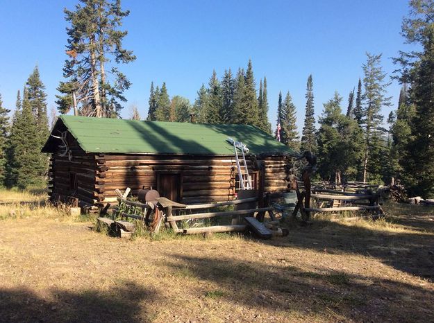 Historic Craig Cabin. Photo by Bridger-Teton National Forest.