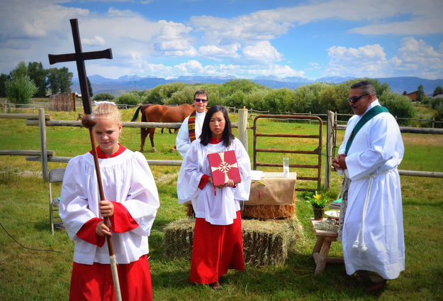 Procession. Photo by Terry Allen.