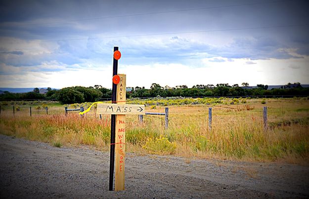 Entrance Sign. Photo by Terry Allen.