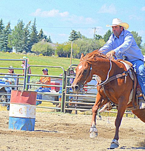 Eric Heads for the Finish. Photo by Terry Allen.