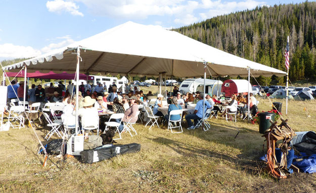 Dinner. Photo by Dawn Ballou, Pinedale Online.