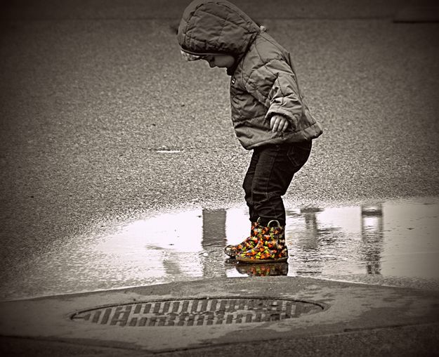 The Littlest Finisher. Photo by Terry Allen.