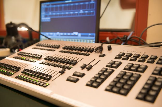 Lighting Board. Photo by Arnold Brokling.