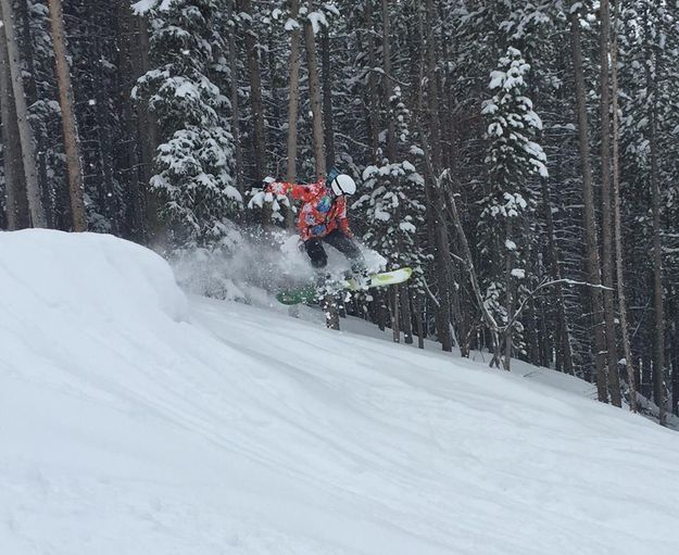 Snowboarding fun. Photo by White Pine Resort.