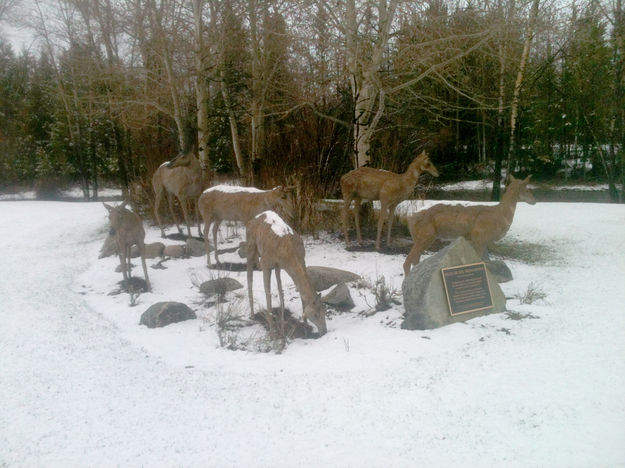 Snow returns to Pinedale. Photo by Bob Rule, KPIN 101.1FM Radio.