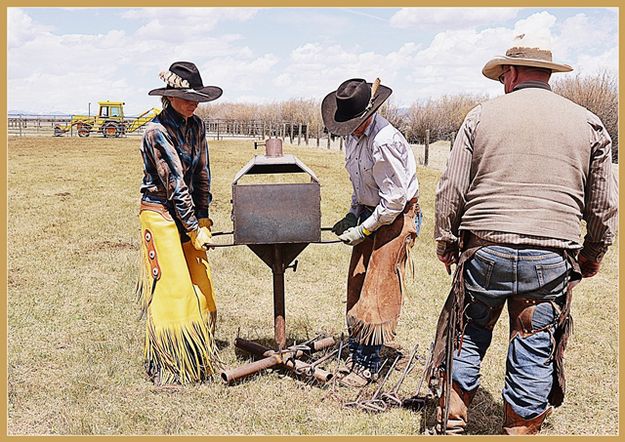 The Branding Iron Furnace Heads Back to the Ranch. Photo by Terry Allen.