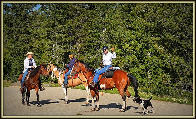 Riders from Utah Along the Way. Photo by Terry Allen.