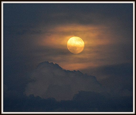 Moon Over the Rodeo. Photo by Terry Allen.