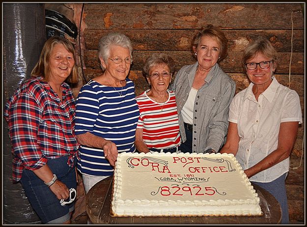 Jill, Luanne, Joann, Maria, Pat. Photo by Terry Allen.