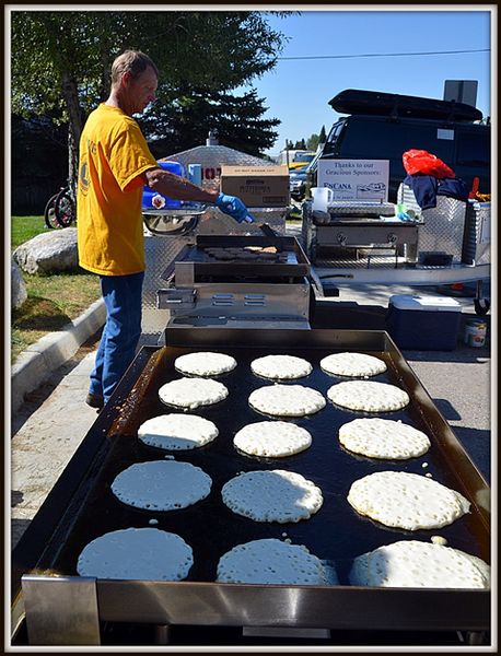 Lion's Club Breakfast. Photo by Terry Allen.