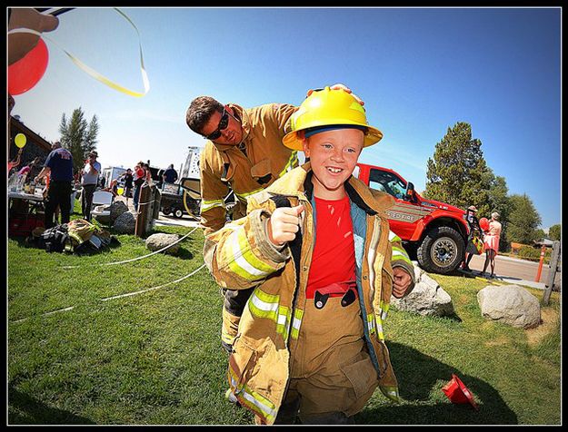 A Happy Recruit. Photo by Terry Allen.