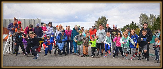 One Mile Start. Photo by Terry Allen.