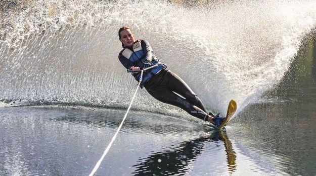 Water skier. Photo by Dave Bell.