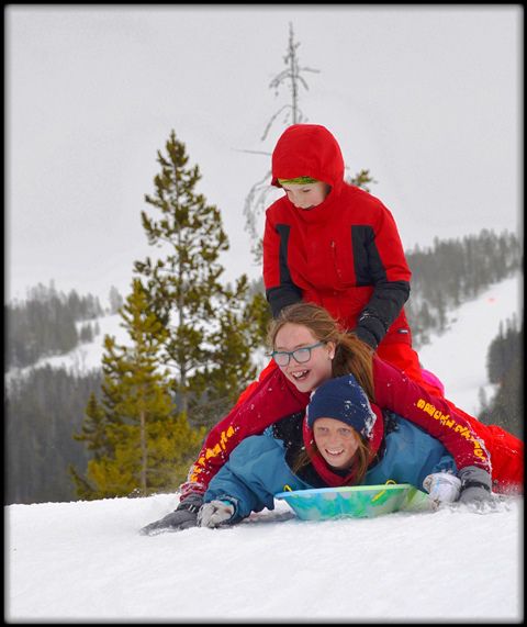 Triple-Decker Sliding. Photo by Terry Allen.