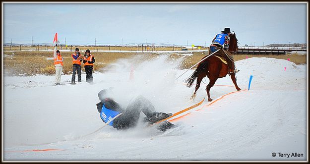 Just One Ski Left. Photo by Terry Allen.