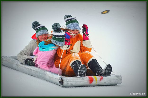 Matching hats. Photo by Terry Allen.